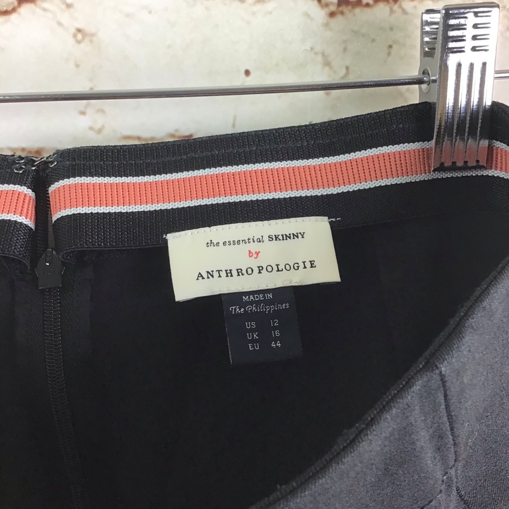 Anthropologie Essential Skinny Leg Pants Size 12 - Picture 5 of 5